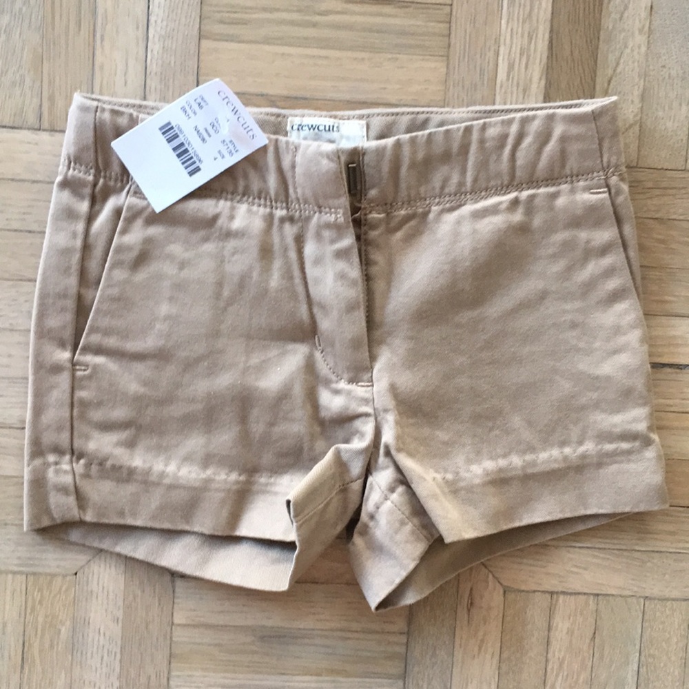 NWT Crewcuts khaki shorts